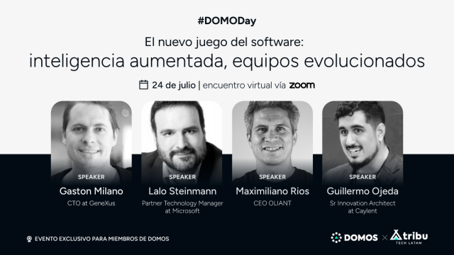 DOMODay - El nuevo juego del software: inteligencia aumentada, equipos evolucionados